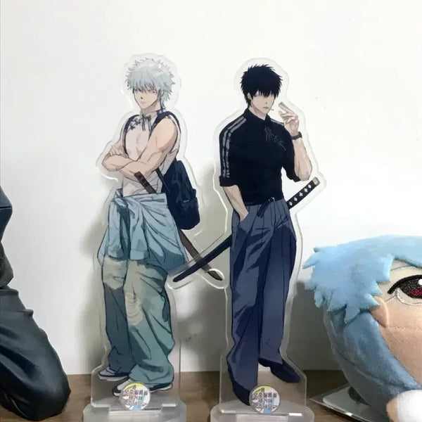[BUNJANG] Gintama Gintoki & Hijikata Acrylic Stand / 은혼 보조개님 통판 아크릴스탠드 긴토키 히지카타 긴히지