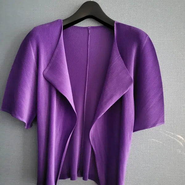[BUNJANG] Issey Miyake Pleats Please Purple Cardigan / 이세이미야케 플리츠플리즈 퍼플가디건