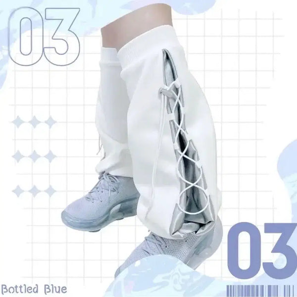 [BUNJANG] Bottled Blue Cyberpunk Jersey Replica / Bottled blue 레그워머/ 서브컬쳐 사이버코어 마오노스케 져지 레플렘