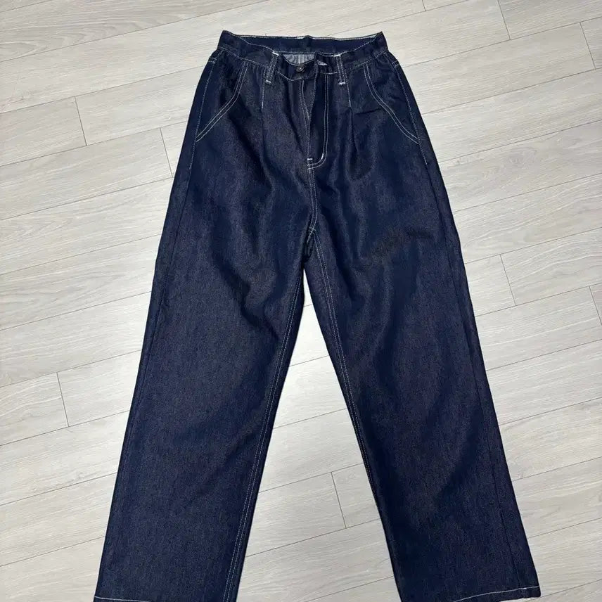 [BUNJANG] Pandora Fit Wide Straight Fit Denim Jeans / 판도라핏 청바지 와이드 스트레이트 핏 데님
