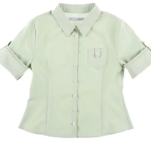 [BUNJANG] ON&ON Short Sleeve Shirt Melon / 온스카 반팔 셔츠 멜론