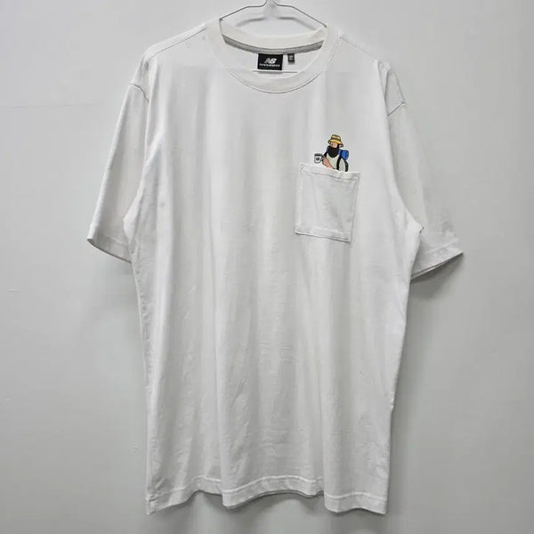 [BUNJANG] New Balance 110 Size Round T-Shirt / 뉴발란스 110사이즈 라운드티/4133/더본