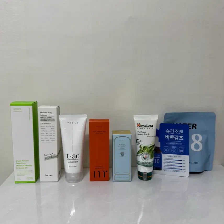 [BUNJANG] Bundle Set: Ingredient Editor, Molvani, It's Skin, Livem Toner Pads & Cleansing Foam / 일괄) 성분에디터 몰바니 히말라야 잇츠스킨 리브엠 토너 패드 클렌징폼