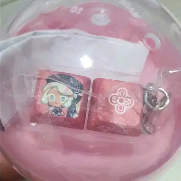 [BUNJANG] Cookierun Kingdom: The Great Inheritance of the Royal Kingdom Bites Keycap Keyring - Okchun / Mozzarella (Exchange) / 교환)쿠키런 킹덤 쿠킹덤 위대한 왕국의 유산 바이츠 키캡 키링 옥춘->모짜렐라