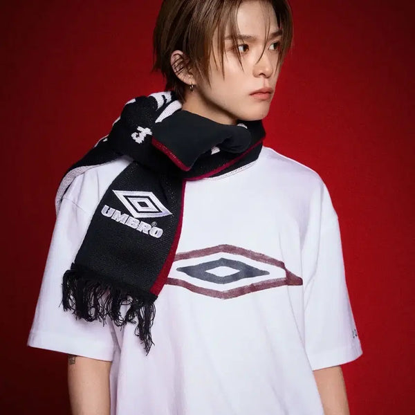[BUNJANG] TREASURE Asahi Umbro Short-Sleeve T-Shirt White L / 트레저 아사히 엄브로 반팔 화이트 100 (L)