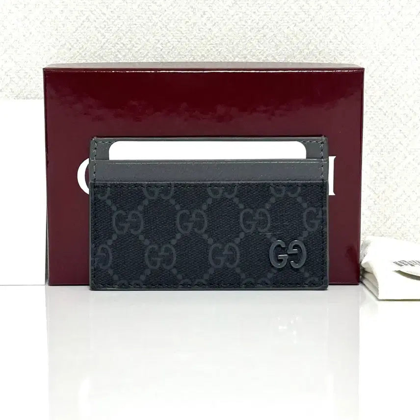 [BUNJANG] Gucci GG Marmont Bicolor Card Holder / 구찌 GG 마몽 바이컬러 카드지갑
