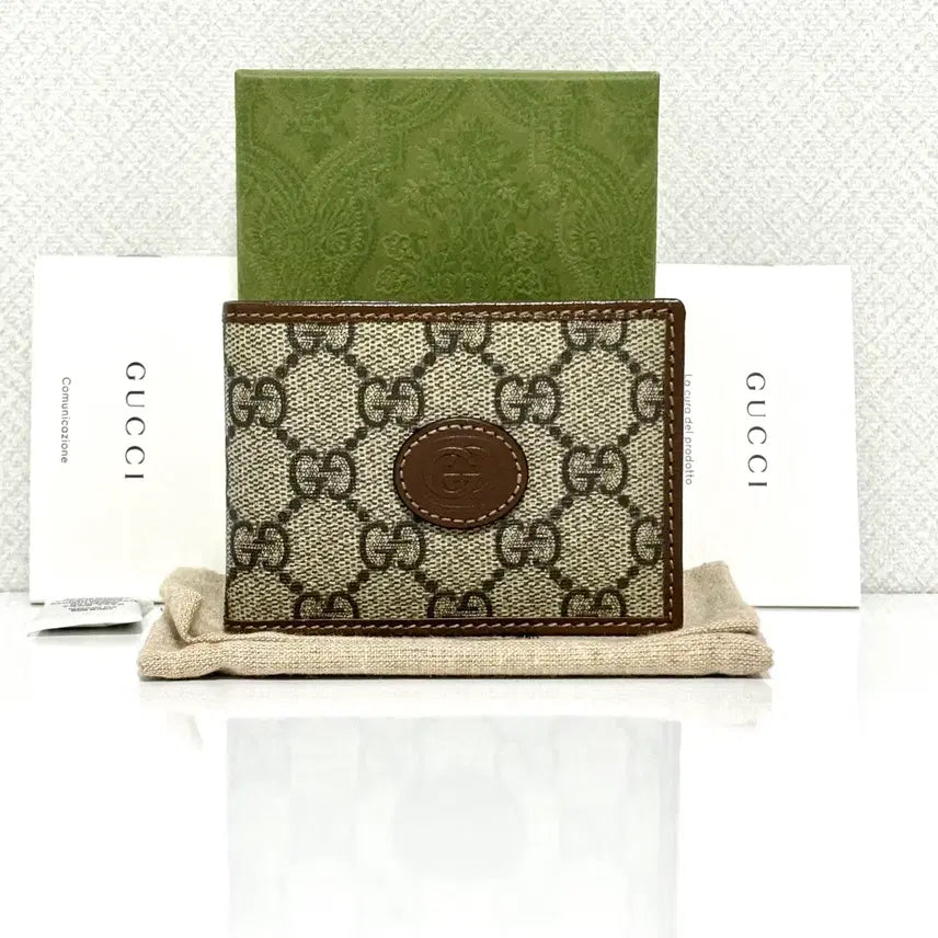 [BUNJANG] Gucci GG Interlocking Mini Wallet / 구찌 GG 인터로킹 미니 반지갑