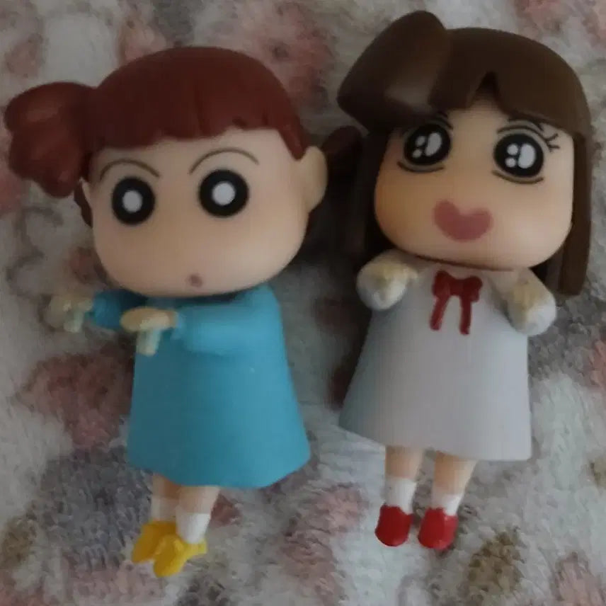 [BUNJANG] Crayon Shin-chan Figure Set (Yuri, Suji) / 짱구는못말려 피규어 2종 일괄 (유리, 수지)