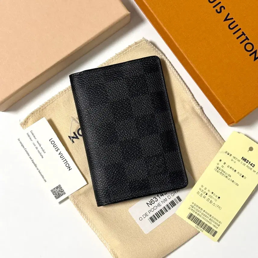 [BUNJANG] Louis Vuitton Damier Pocket Organizer Wallet / 루이비통 다미에 포켓 오거나이저 지갑