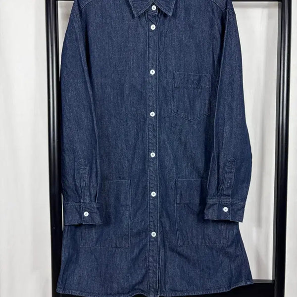 [BUNJANG] Studio Tomboy Genuine Denim Shirt Dress / 정품 스튜디오톰보이 데님셔츠원피스