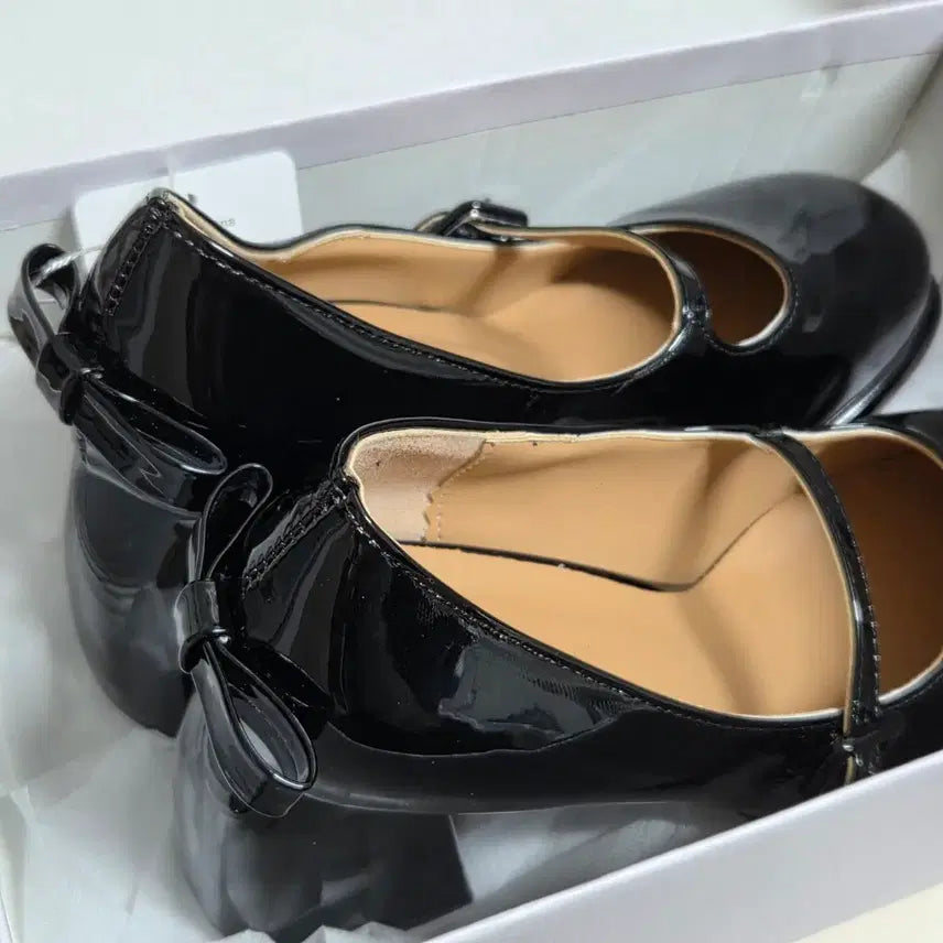 [BUNJANG] Mary Jane Platform Loafers - Black / 로퍼 블랙 구두 메리제인 슈즈 5.3굽 키높이