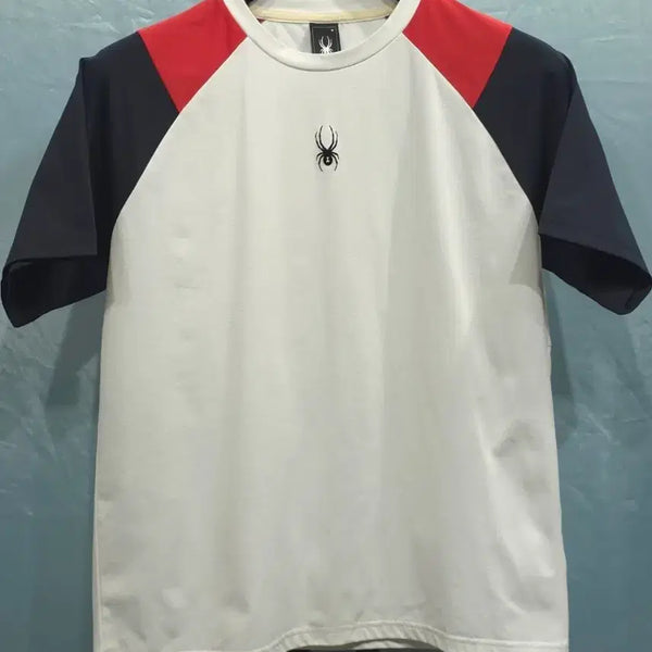 [BUNJANG] Spider Color Block Short Sleeve T-Shirt Size M (95) / 스파이더 컬러 블록 반팔티 95