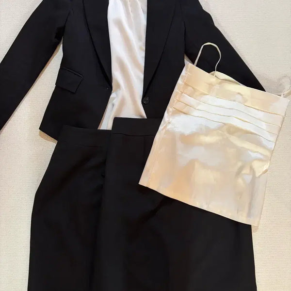 [BUNJANG] Interview Suit Set (Jacket, Pants, Blouse) / 면접정장셋업