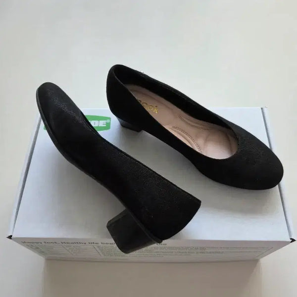 [BUNJANG] Mook Black Heels - Size 230 / mook 무크 구두 블랙 230