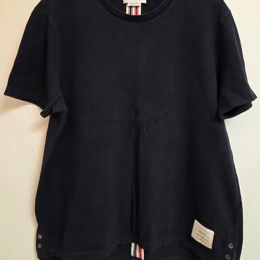 [BUNJANG] Thom Browne Center Back Stripe Short Sleeve T-Shirt / 톰브라운 센터백 스트라이프 반팔티셔츠