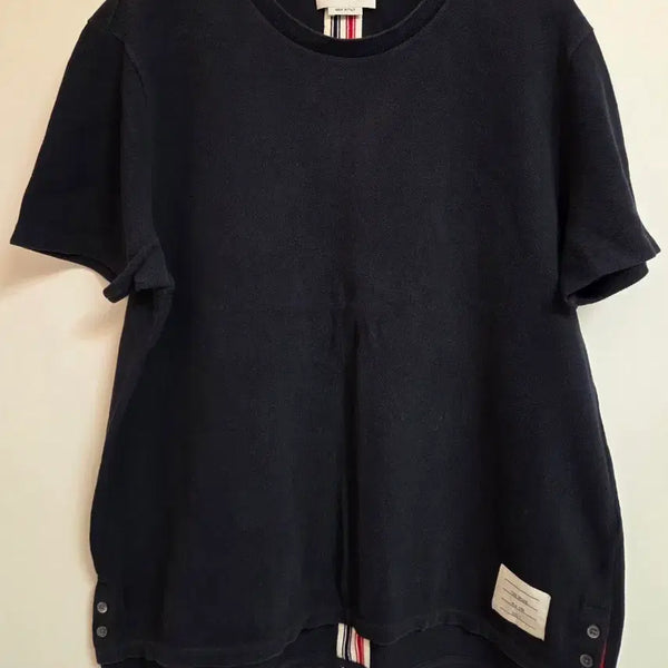 [BUNJANG] Thom Browne Center Back Stripe Short Sleeve T-Shirt / 톰브라운 센터백 스트라이프 반팔티셔츠