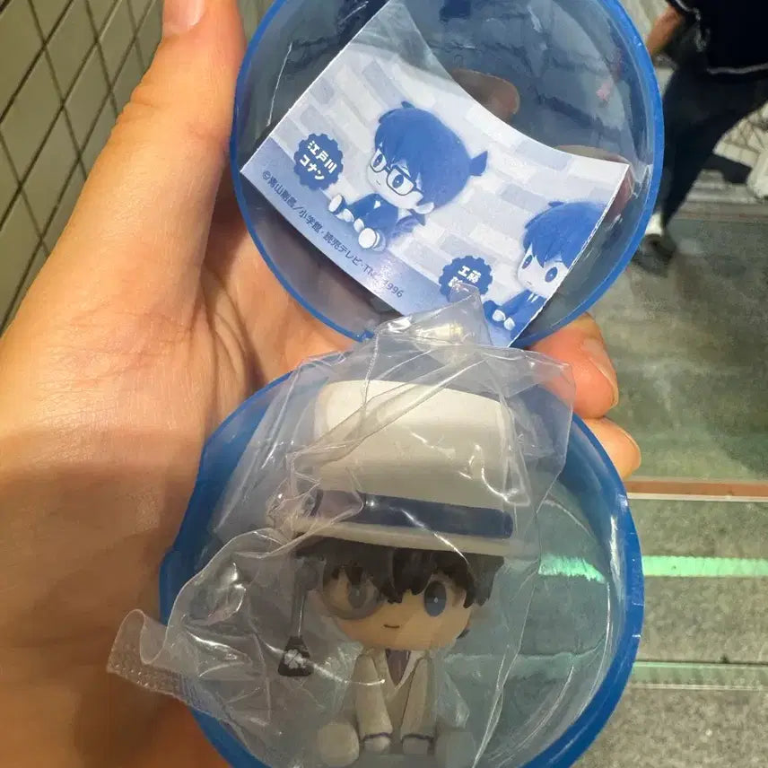 [BUNJANG] Detective Conan Kaito Kid Wind-up Gacha Figure / [괴도키드->코난/판매] 명탐정 코난 태엽 가챠 괴도키드