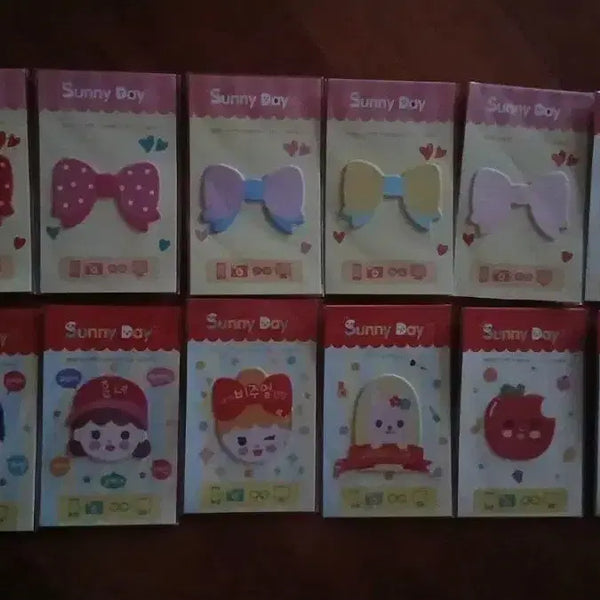 [BUNJANG] Classic Sunny Day Sticker 12 Types Set (Sealed) / 고전 써니데이 스티커 12종 세트 미개봉 새상품