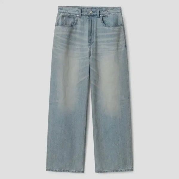 [BUNJANG] Bellier True Wide Denim Pants Light Indigo W30 L32 / 벨리에 트루 와이드 데님 팬츠 라이트 인디고 W30 L32