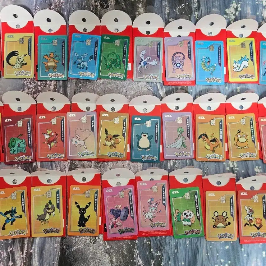 [BUNJANG] Pokemon Igle Transportation Card - 30 Types Set / 포켓몬 이즐 교통카드 30종 팝니다.