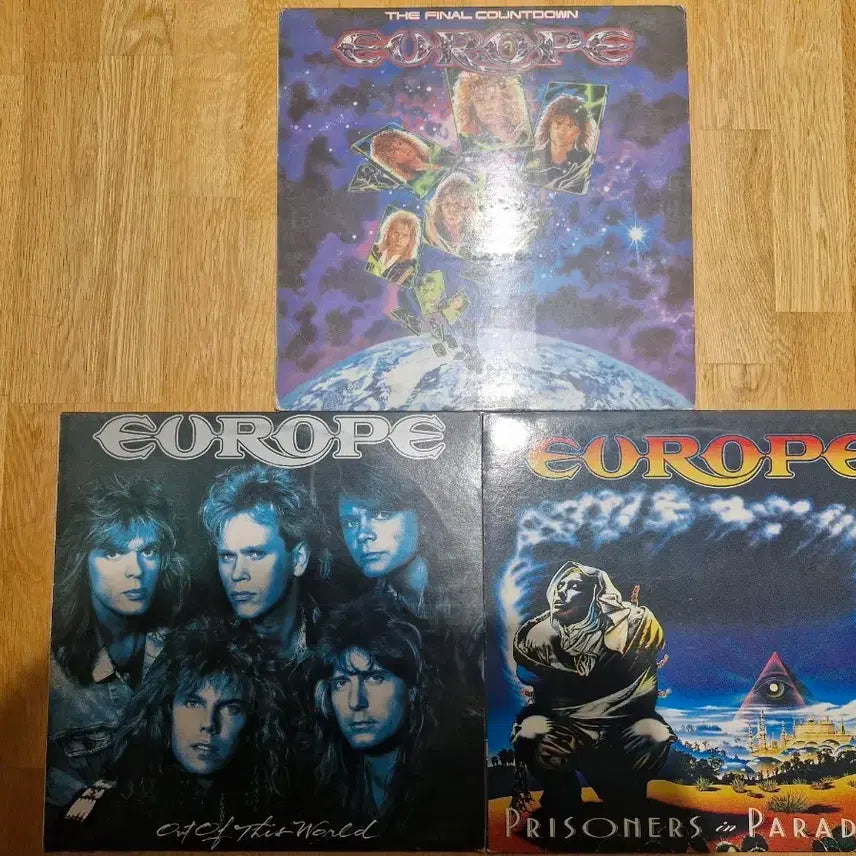 [BUNJANG] Europe 3rd-5th Album Bundle Set LP / [E] Europe (3~5집) LP 3종 일괄