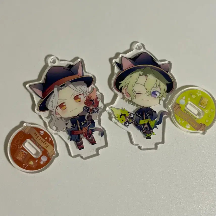 [BUNJANG] Ensemble Stars Nagisa Shinsuke & Hiroyuki Isozaki Cat Acrylic Standee Bundle / 앙스타 나기사 히요리 동취 아크릴 고양이 아크릴 중스타