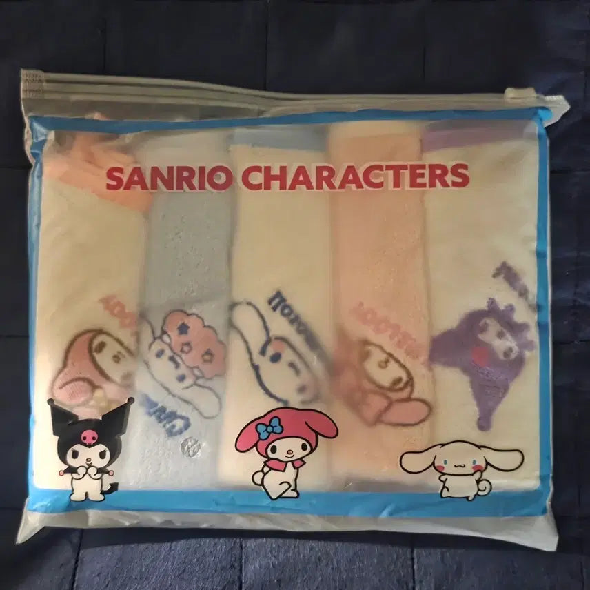 [BUNJANG] Sanrio Hand Towel 5-Piece Set (Sealed) / (미개봉) 산리오 핸드타올 5종 세트