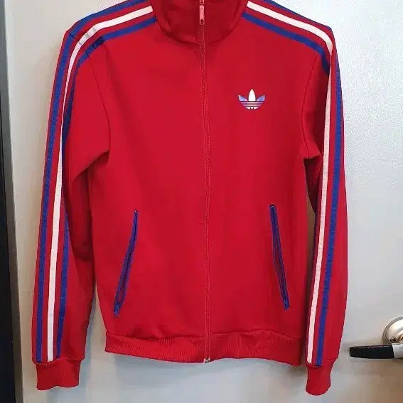 [BUNJANG] Adidas Three-Stripes Track Top Red / 아디다스 삼선 트랙탑 레드90