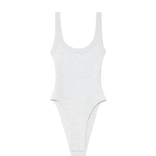 [BUNJANG] Glony Gray Sleeveless Bodysuit / 새상품) 글로니 그레이 슬리브리스 바디수트