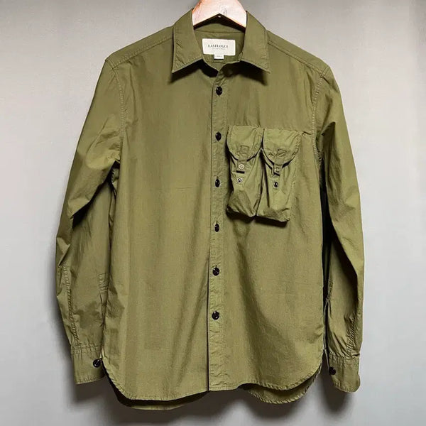 [BUNJANG] Eastlog Magazine Shirt Olive / 이스트로그 매거진 셔츠 (탄창셔츠) 올리브