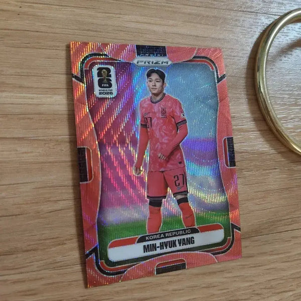 [BUNJANG] 2026 World Cup Prism Limited Edition Tottenham Son Heung-min Soccer Card / 26파니니 월드컵프리즘 39한정 토트넘 양민혁 국대 축구카드