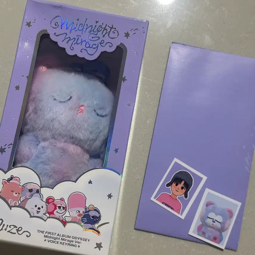 [BUNJANG] RIIZE Midnight Mirage Cat Ears Voice Keyring Doll / 라이즈 미드나잇 미라지 토냥덕 보이스 키링 인형