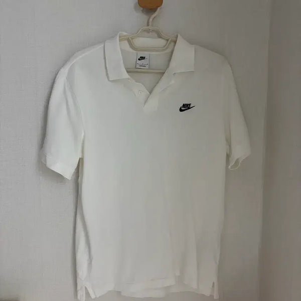 [BUNJANG] Nike Short Sleeve Polo Shirt White / 나이키 반팔 카라티 화이트