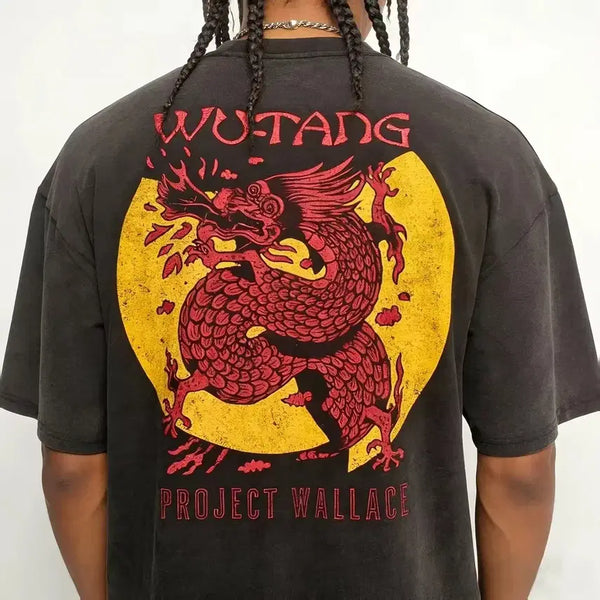 [BUNJANG] Wu-Tang Clan 'Protect Ya Neck' Dragon T-Shirt Oversized L / 새제품) 우탕클랜 'Protect Ya Neck' 드래곤 티셔츠 오버핏 L 사이즈