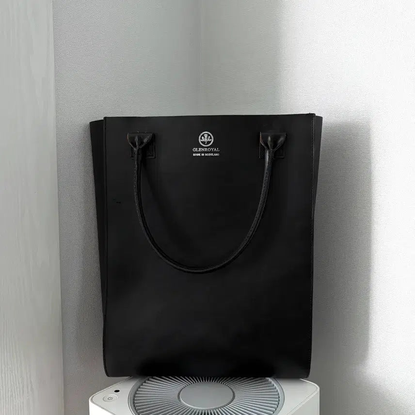 [BUNJANG] Glenroyal Bridle Leather Tote Bag Black / 글렌로얄 GLENROYAL 블랙 브라이들 레더 토트백