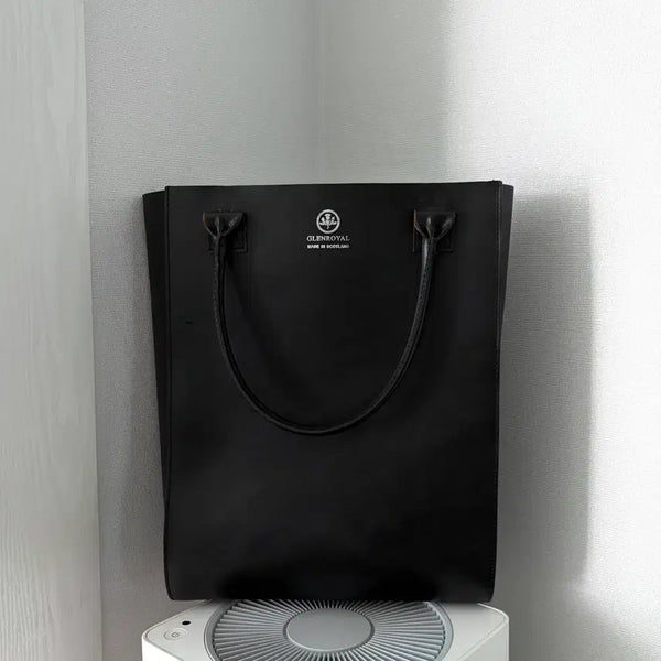 [BUNJANG] Glenroyal Bridle Leather Tote Bag Black / 글렌로얄 GLENROYAL 블랙 브라이들 레더 토트백