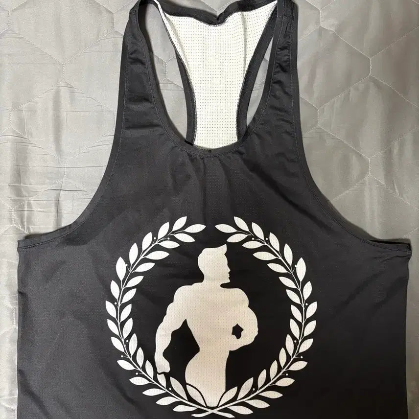 [BUNJANG] Shop Apparel Quarter Turn Tank Top - Black & White (Set of 2) / 샵어패럴 쿼터턴 나시 2XL 블랙, 화이트(2개에 3만원)