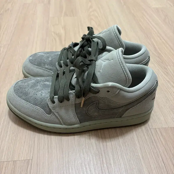 [BUNJANG] Nike Air Jordan 1 Low SE Spruce Fog Jade Stone Cargo Khaki / 나이키 에어 조던 1 로우 SE 스프루스 포그 제이드 스톤 카고 카키