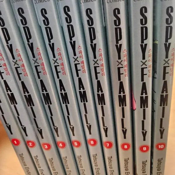 [BUNJANG] Spy x Family Complete Set Volumes 1-10 / 스파이 패밀리 1~10권 일괄 판매