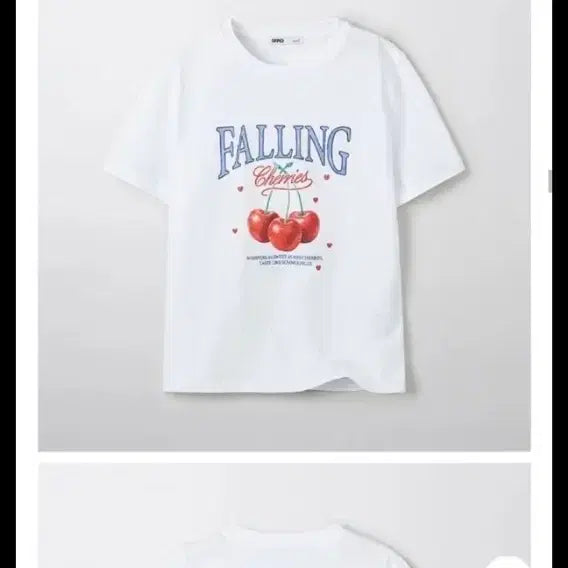 [BUNJANG] SPAO Cherry Short-Sleeve T-Shirt (Size S) / 새상품) 스파오 체리반팔 s