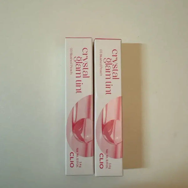 [BUNJANG] Clio Crystal Glam Tint 03 Brushed Peach / 새상품) 클리오 크리스탈 글램 틴트 03 블러쉬드 피치