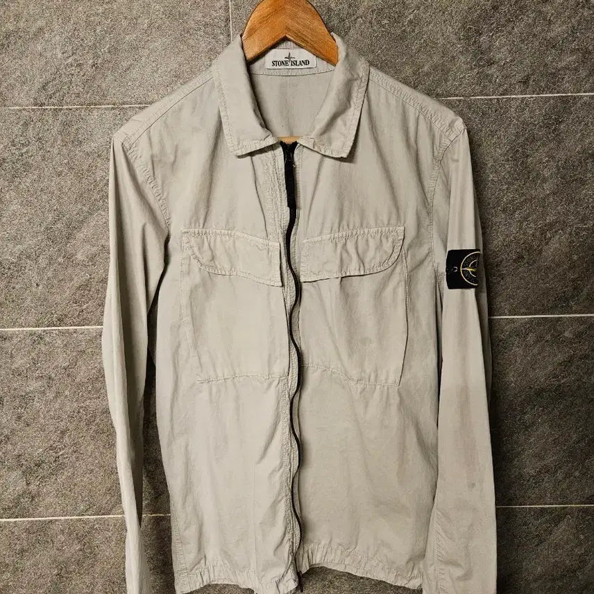 [BUNJANG] Stone Island Old Effect Overshirt / 스톤아일랜드 올드이펙트 오버셔츠