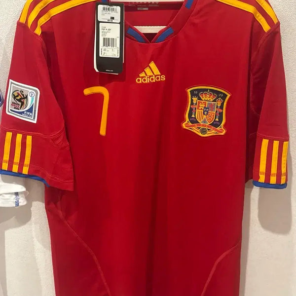 [BUNJANG] 2010 Spain Home David Villa Jersey / 2010 스페인 홈 #7 다비드 비야 유니폼 새제품