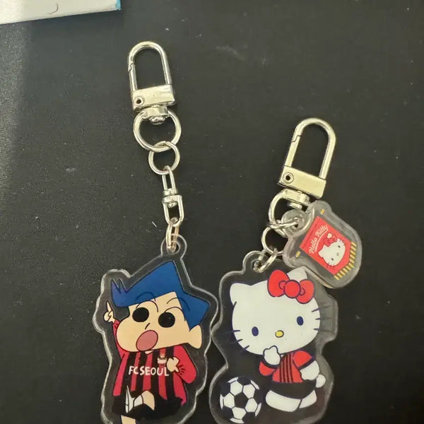 [BUNJANG] FC Seoul x Hello Kitty Limited Edition Keychain Bundle / Fc서울 키링