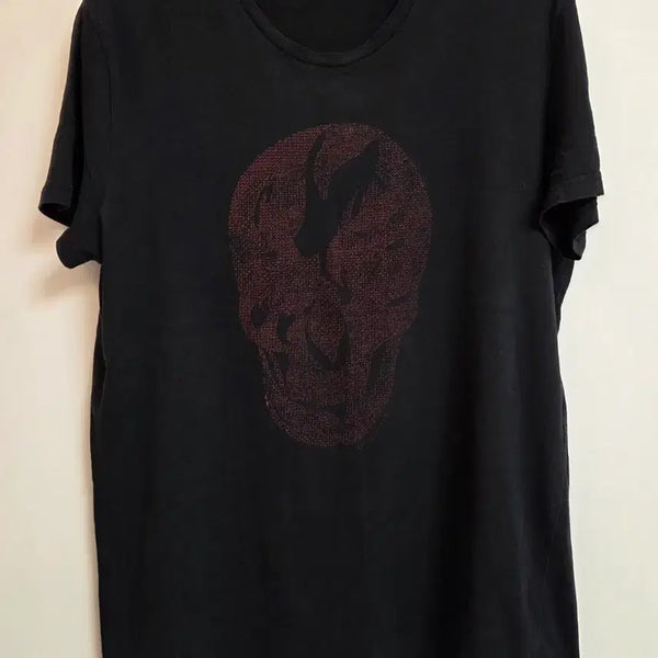[BUNJANG] Alexander McQueen Skull Print Short Sleeve T-Shirt / 알렉산더 맥퀸 스컬프린팅 반팔티셔츠