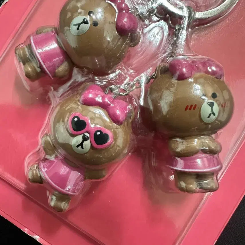 [BUNJANG] Line Friends Choco Brown Keyring / 라인프렌즈 초코 브라운 키링