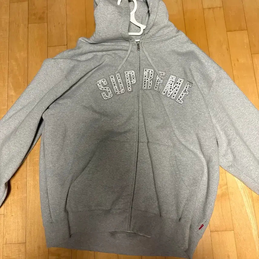 [BUNJANG] Supreme x BBC Simon Hooded Zip-up Hoodie Grey / 슈프림 X 비비 사이먼 후드집업 그레이