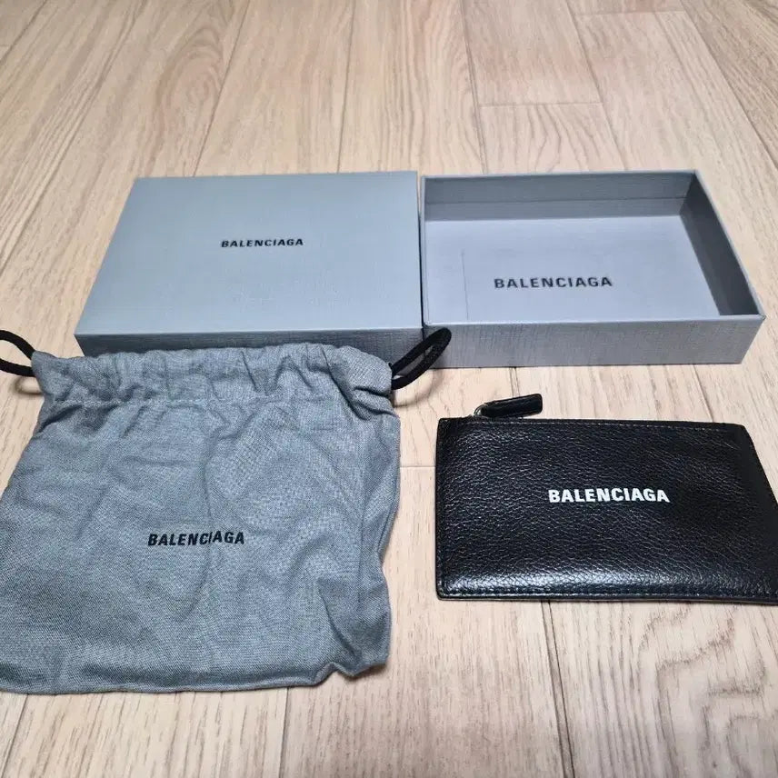[BUNJANG] Balenciaga Card Holder Black Full Box / 발렌시아가 카드 지갑 블랙 풀박스