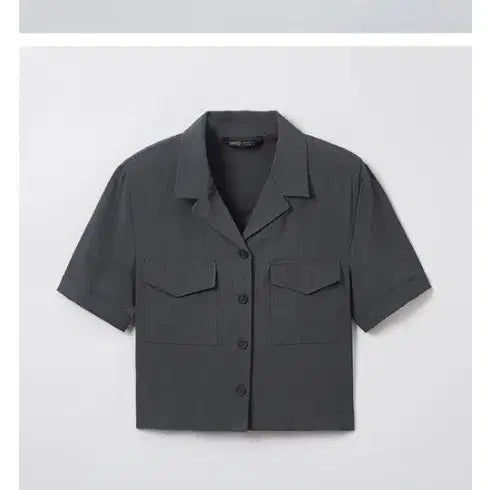 [BUNJANG] Women's Grey Jacket / 셔츠 그레이 자켓