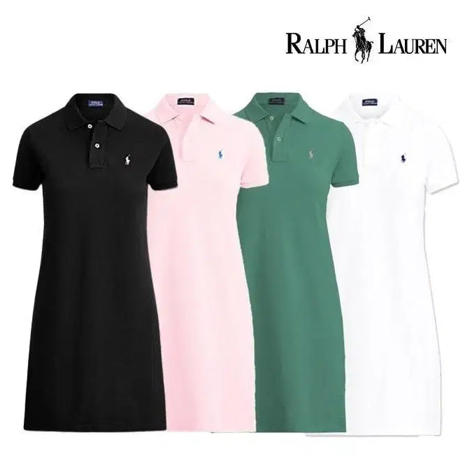 [BUNJANG] Polo Ralph Lauren Women's Classic Fit Cotton Polo Dress - 3 Colors / 정품/새상품) 폴로 여성 카라 PK 원피스 3컬러